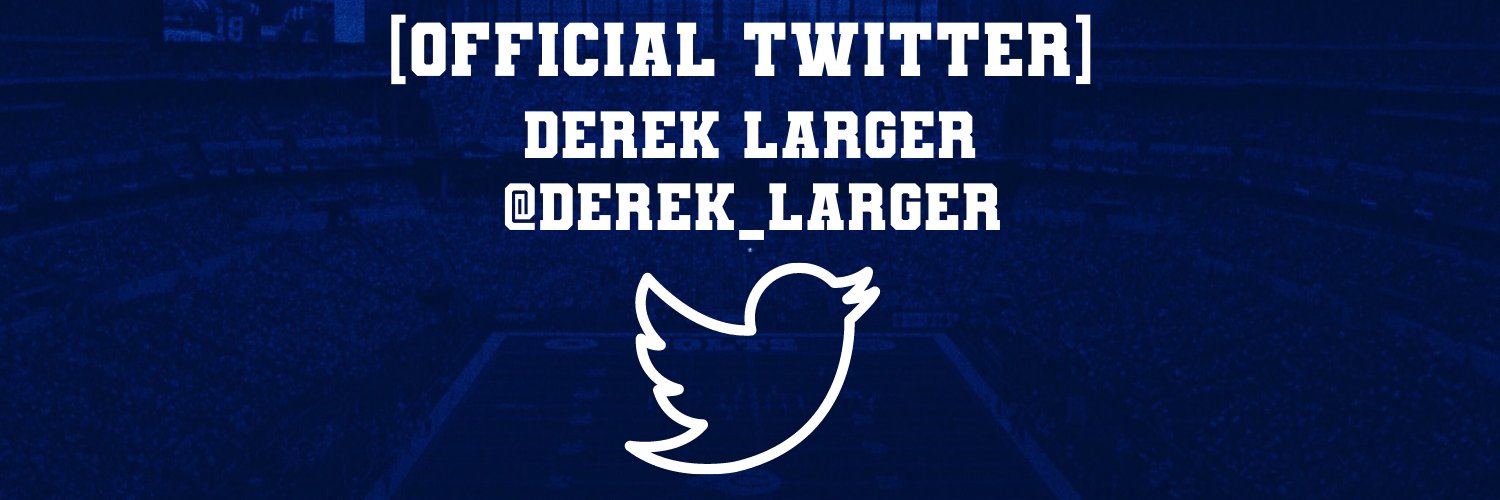 Derek Larger's banner