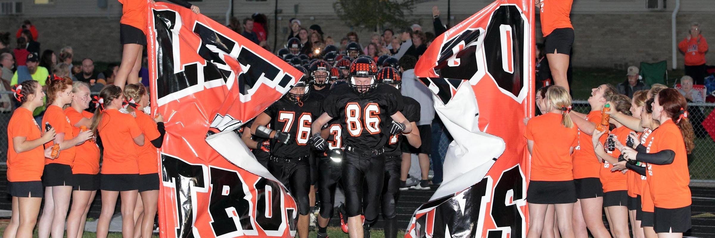 EB Trojans Football banner