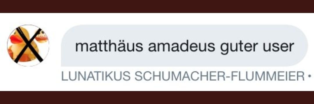 Matthäus Amadeus banner
