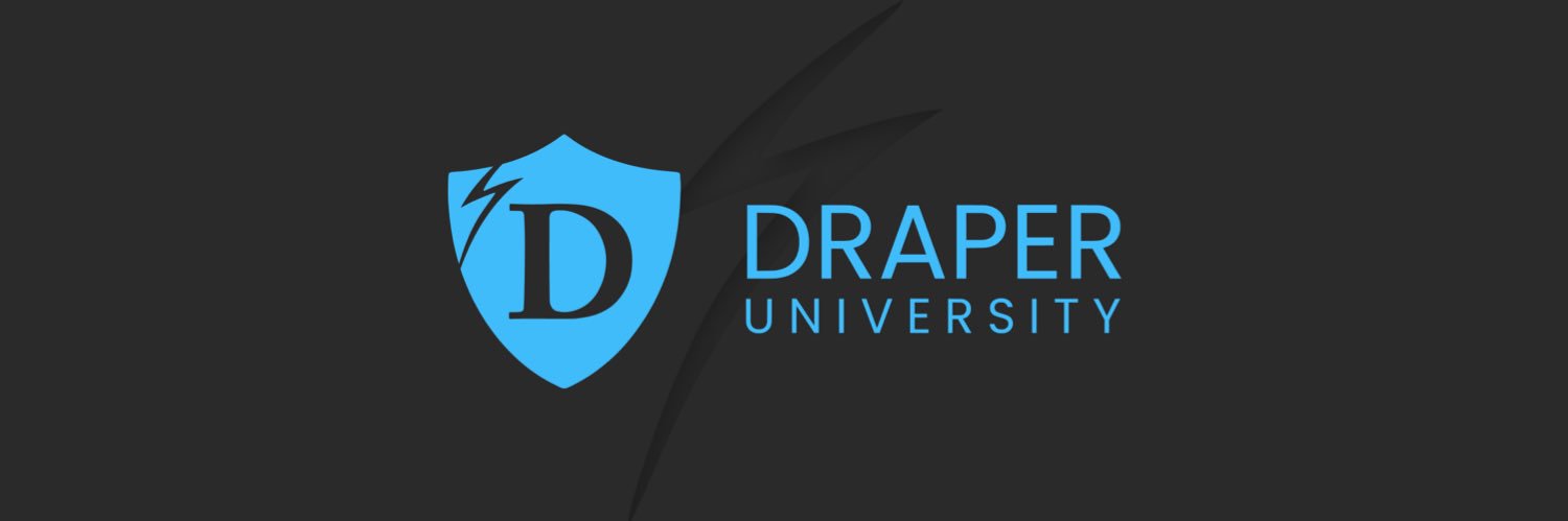 Draper University's banner