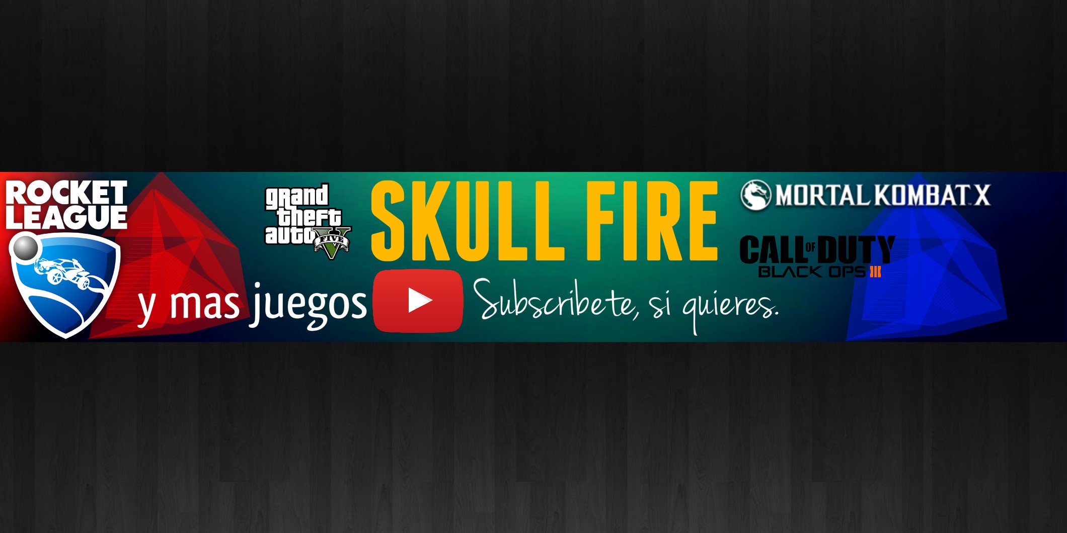skull fire banner
