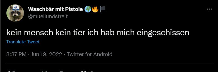 Kein Mensch Kein Tier's banner