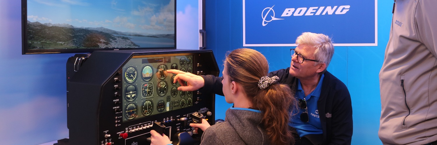 Boeing Europe's banner