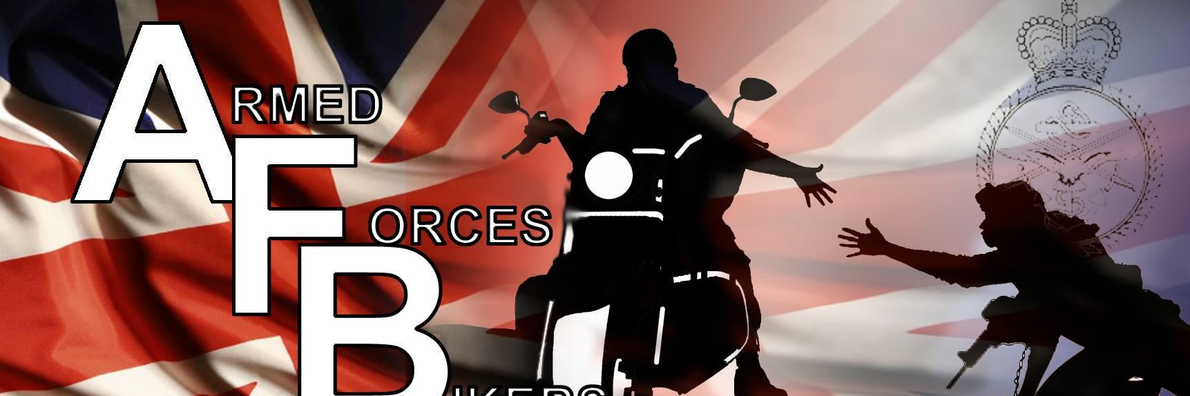 Armed Forces Bikers banner