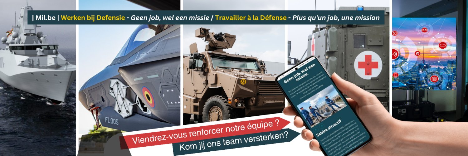 Belgian Defence's banner