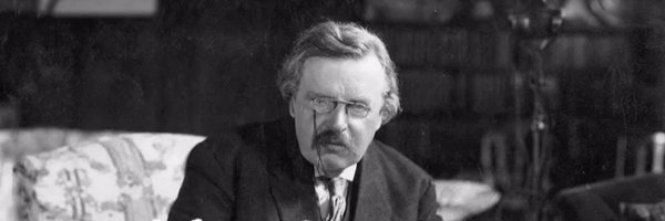 GK Chesterton Tweets Profile Banner