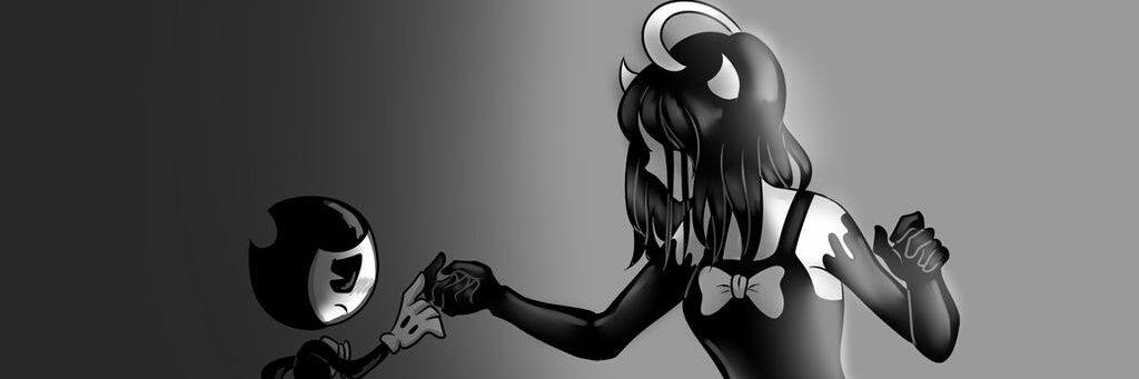 Foxy the ink demon banner