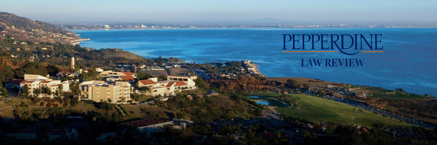Pepperdine Law Review banner