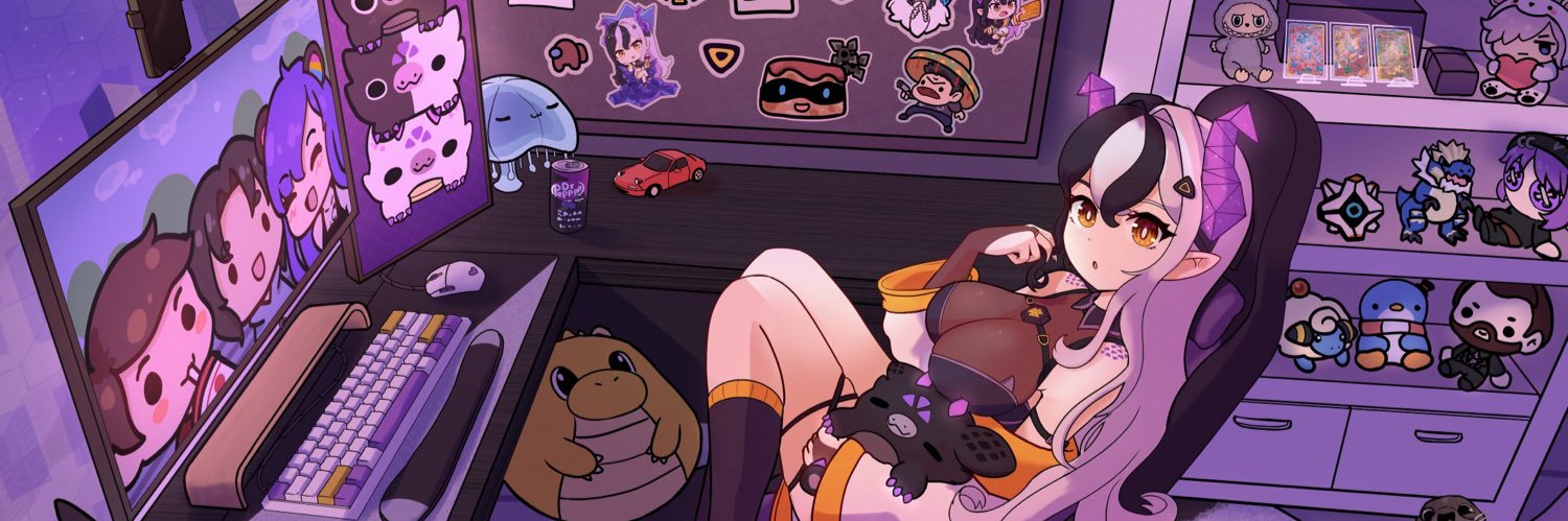 CuteFeng 🐉 👾 Dragon Virus VTuber banner