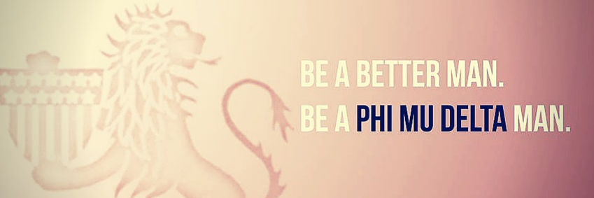 Phi Mu Delta • Mu Upsilon banner