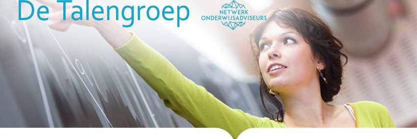 De Talengroep banner