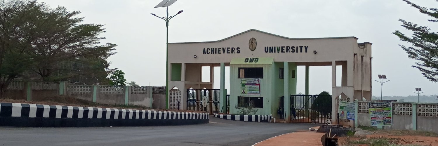Achievers University, Owo. banner