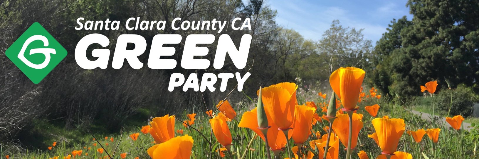 Green Party of Santa Clara County🌻 banner