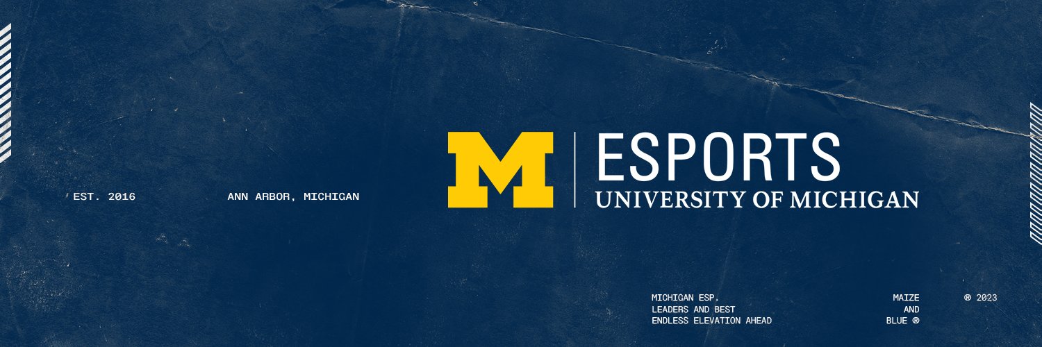 University of Michigan Esports Profile Banner