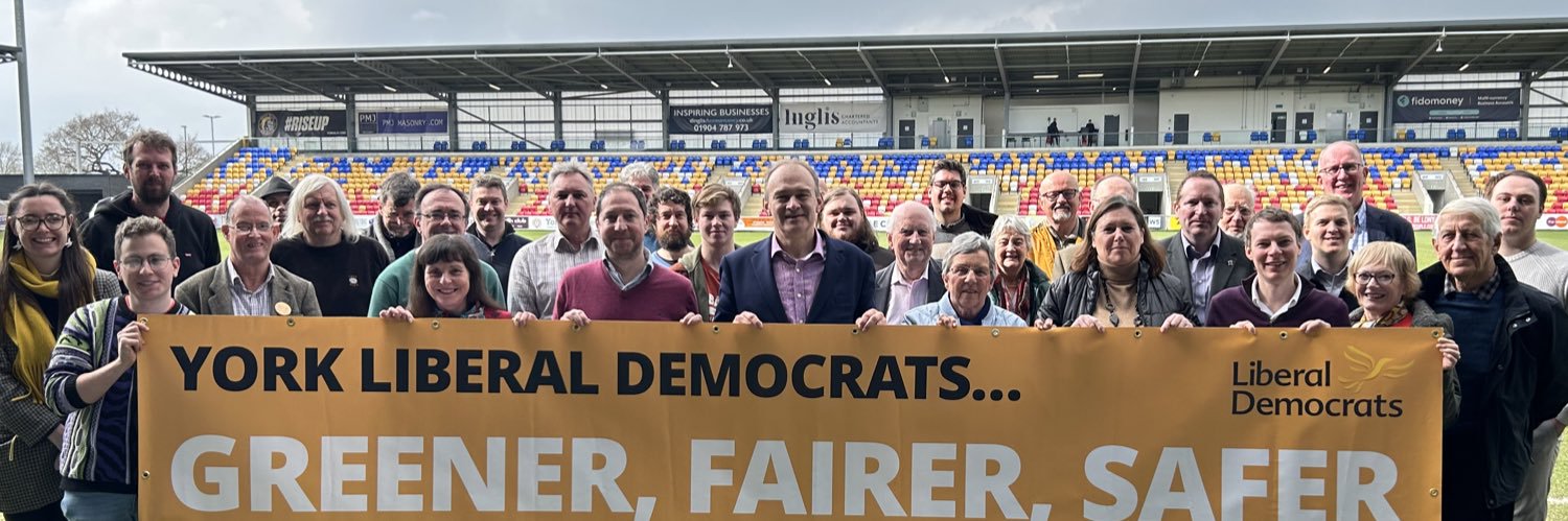 York Lib Dems banner