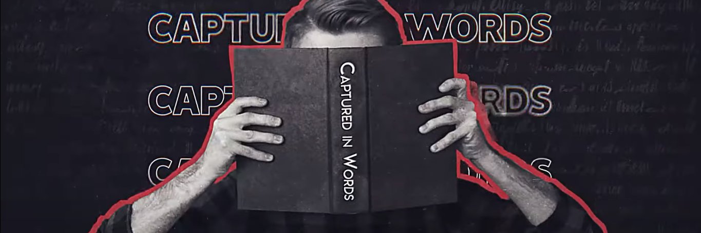 Captured in Words banner