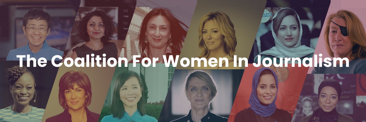 #WomenInJournalism banner