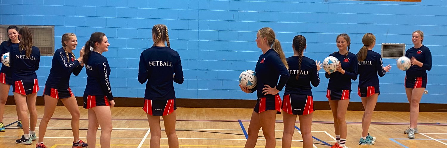 Churcher's College Netball banner