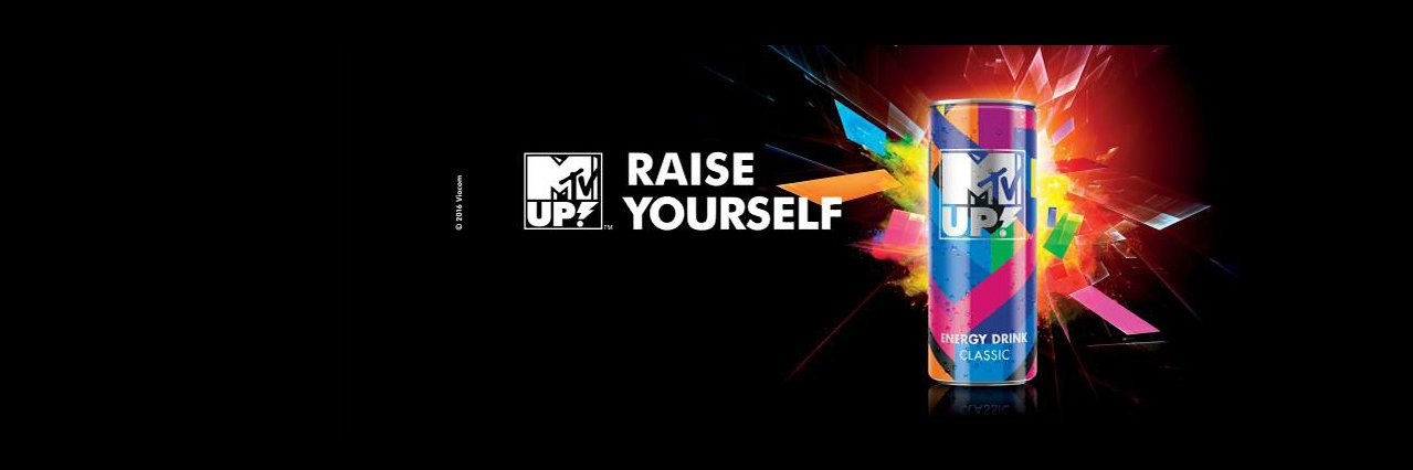 MTV UP Energy Drink banner