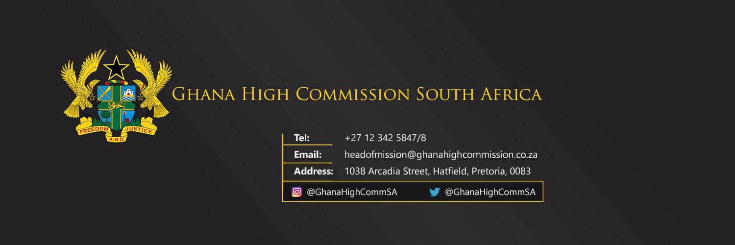Ghana High Comm SA banner