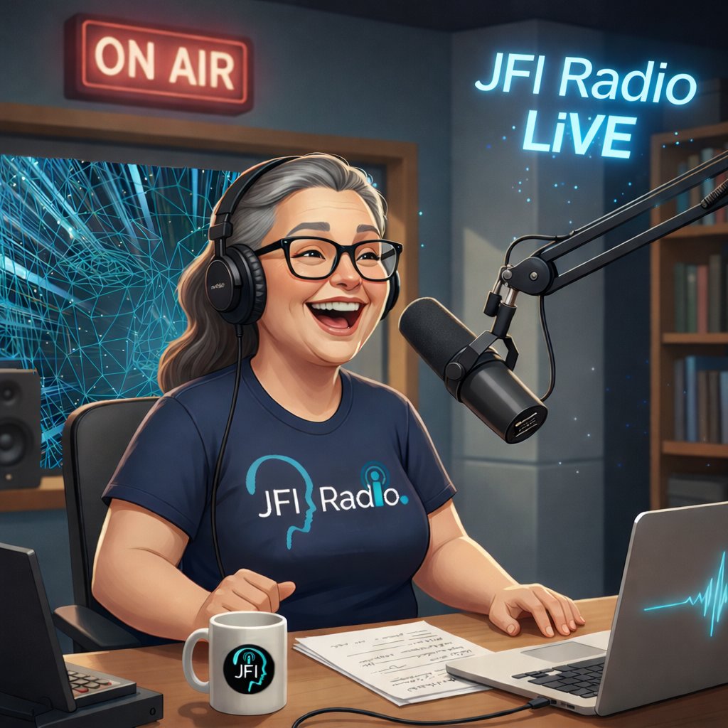 Józefa Fawcett ~ JFI Radio banner