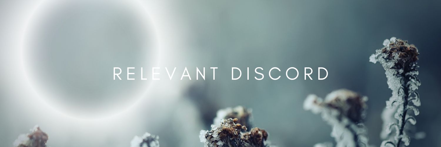 Relevant Discord banner