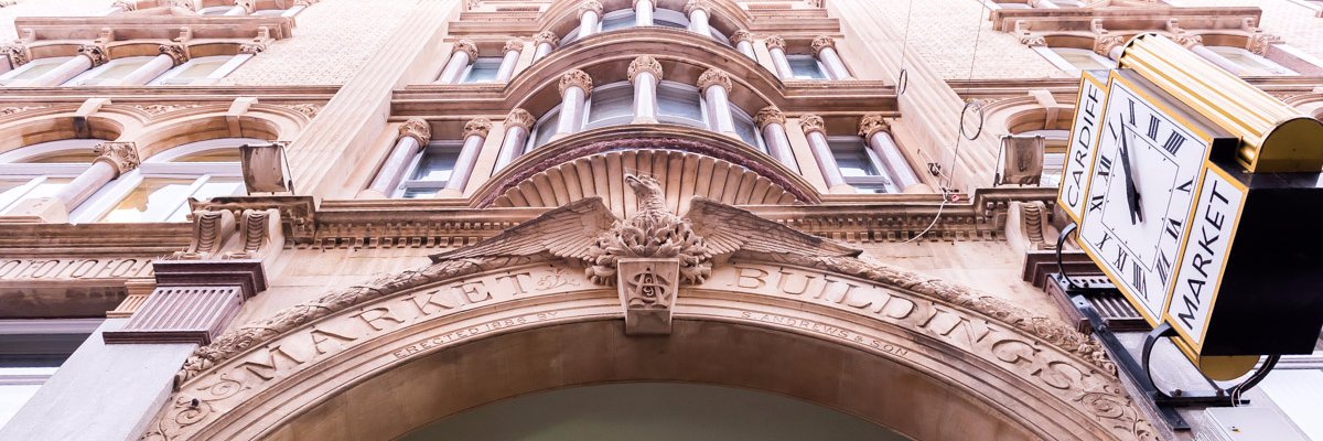 Cardiff Market Marchnad Caerdydd banner