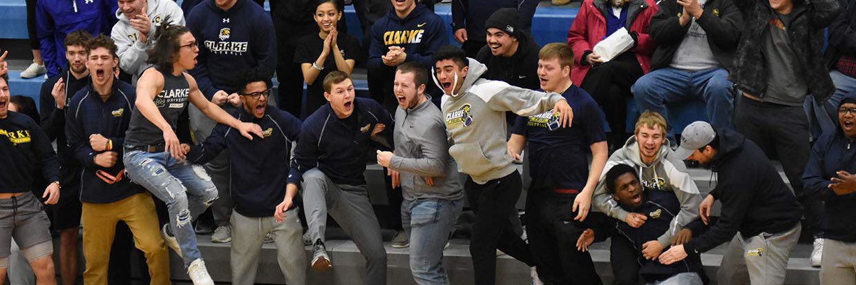 Clarke Pride Men's Basketball banner
