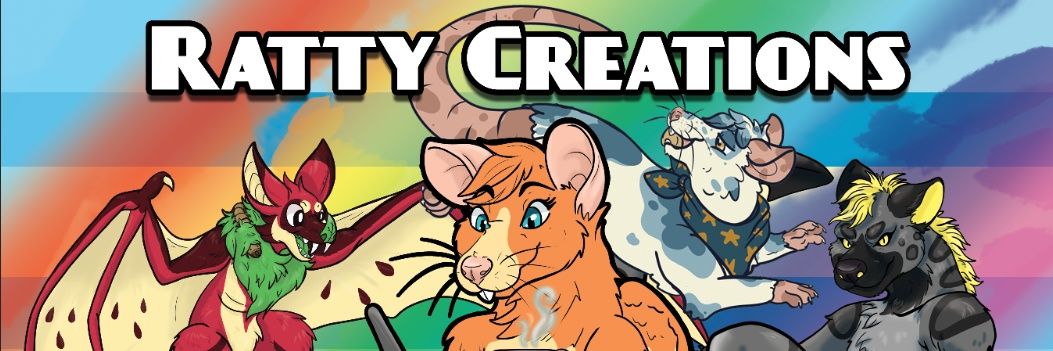 ᘛ⁐̤ᕐᐷRatty🐀 @rattycreations.bsky.social's banner