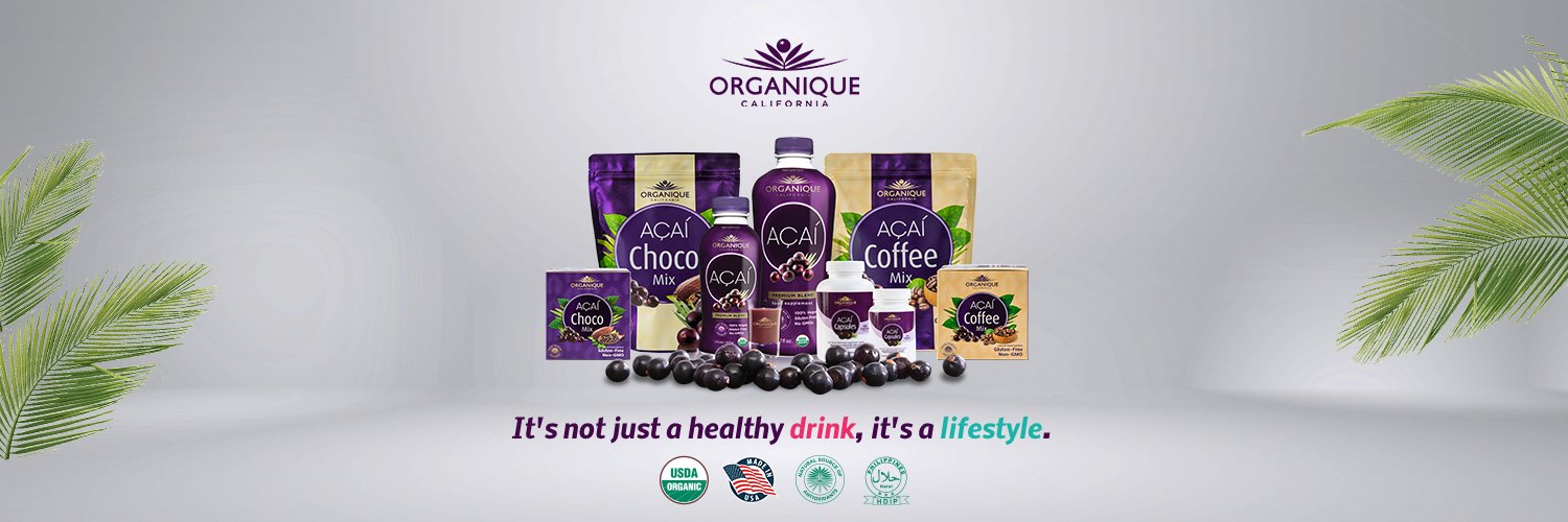 Organique Acai banner