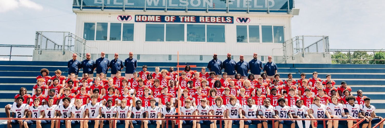 West High Football banner