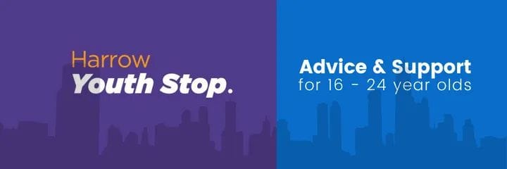 Harrow Youth Stop banner