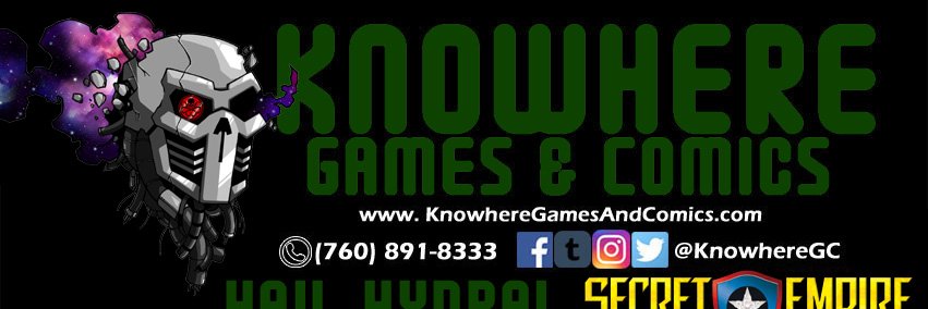 Knowhere GamesComics banner