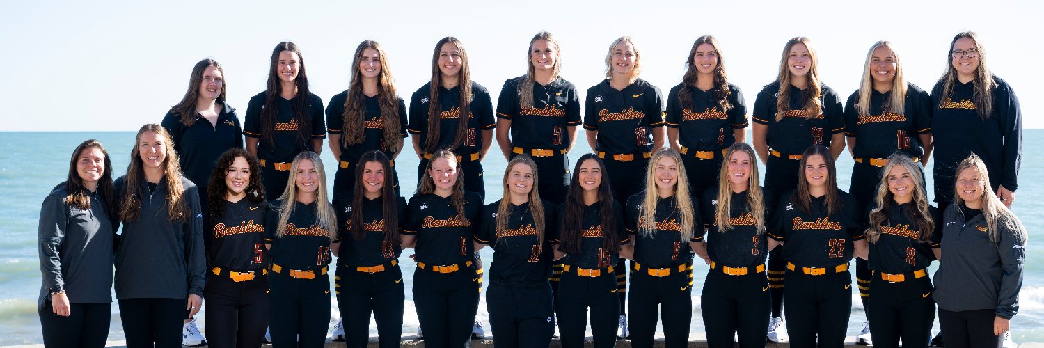Loyola Softball's banner