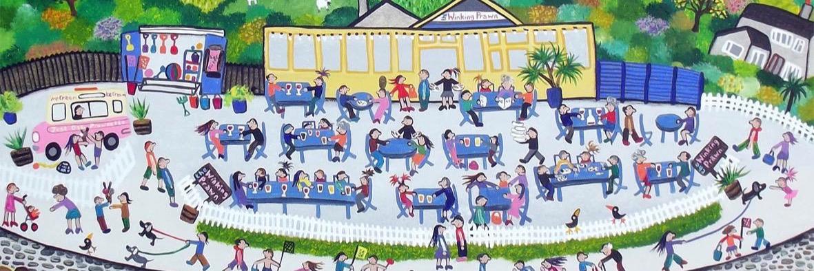 The Winking Prawn banner