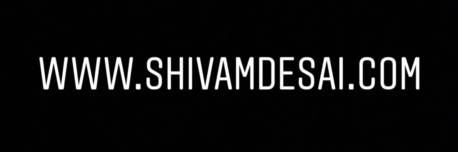 Shivam Desai PhD banner