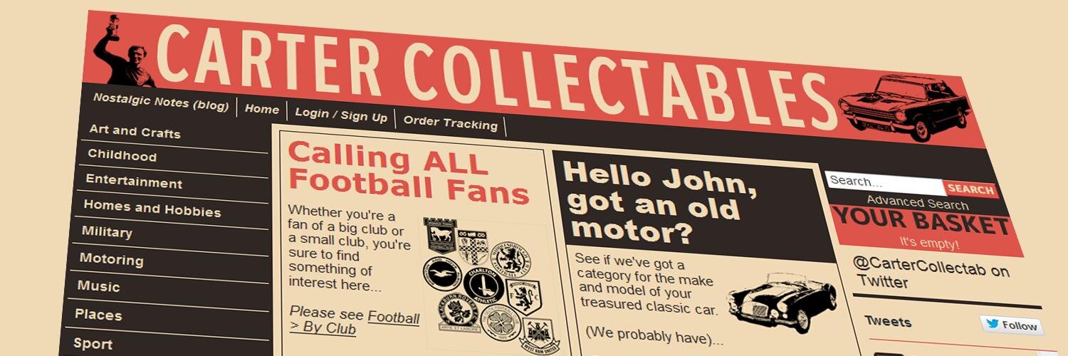 Carter Collectables banner