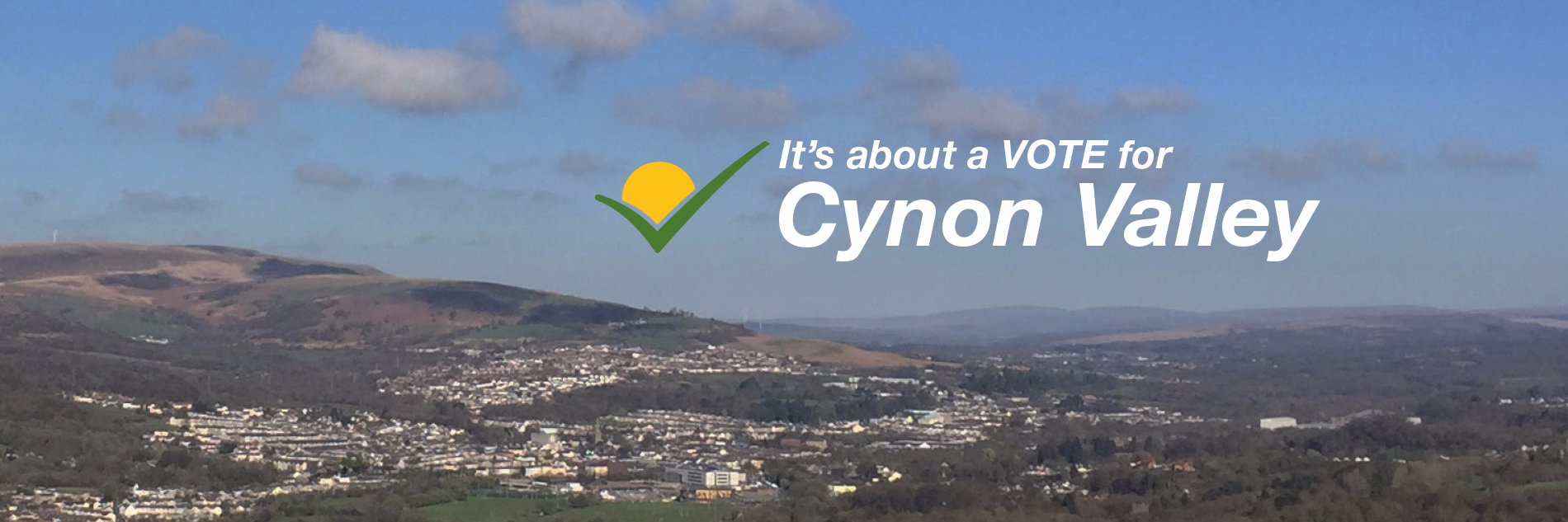 Cynon Valley Party banner