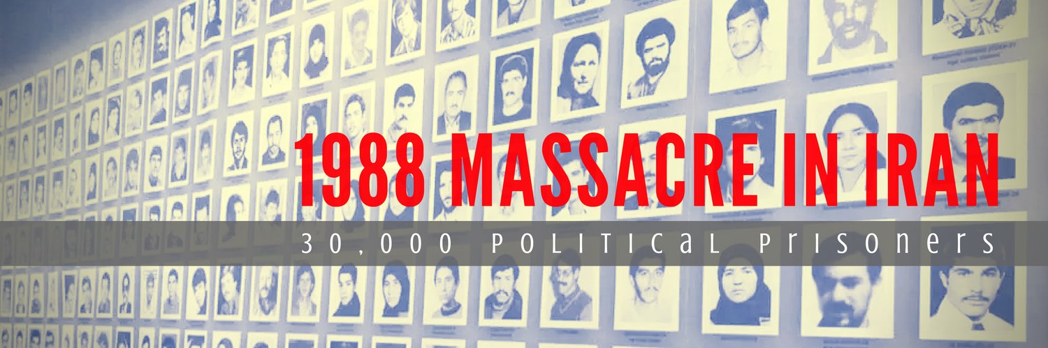Justice for the Victims of 1988 Massacre in Iran's banner