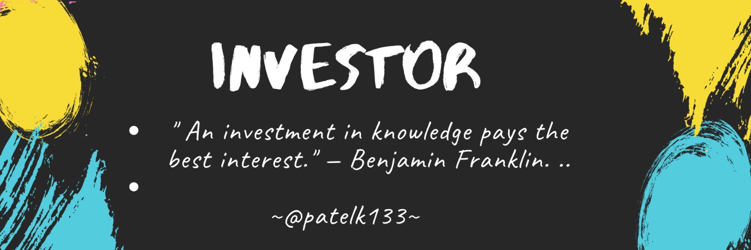 patelk133's profile banner image