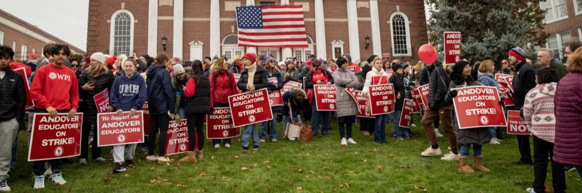 Andover Education Association banner