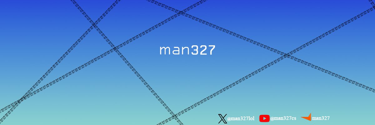 man327lol's profile banner image