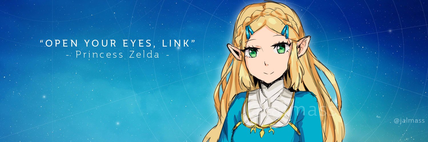 Twitter banner for @zelda