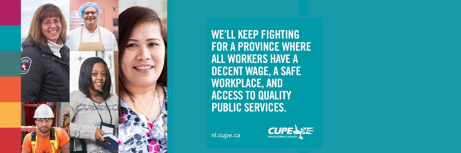 CUPE Newfoundland Labrador banner