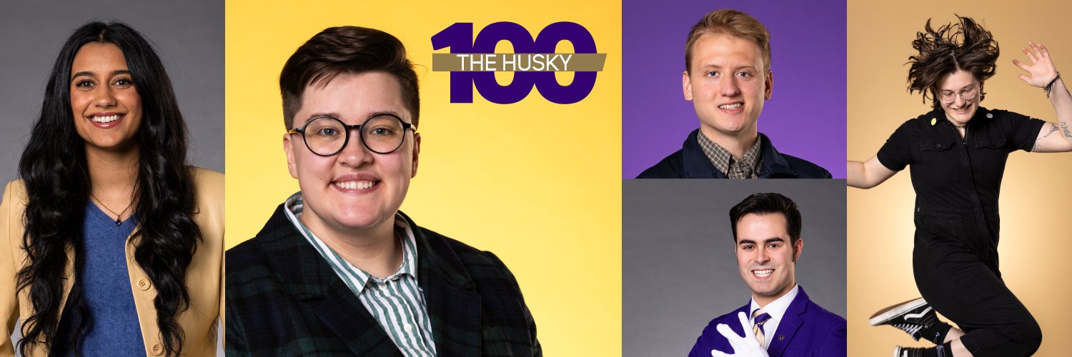 UW Husky 100 banner