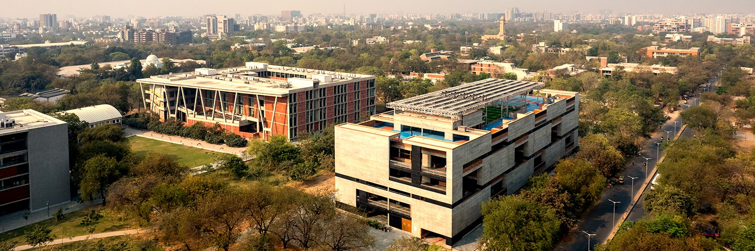 Ahmedabad University banner