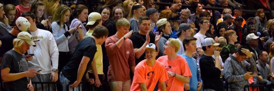 AHS student section banner