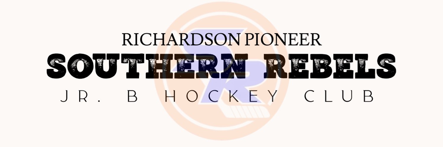 Richardson Pioneer Southern Rebels Hockey Club banner