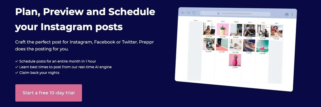 Preppr - Simple Social Media Scheduler banner