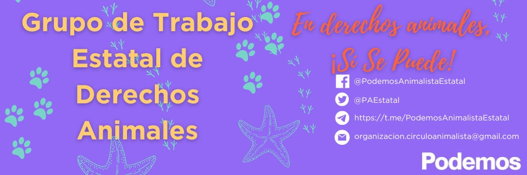 PODEMOS Derechos Animales banner
